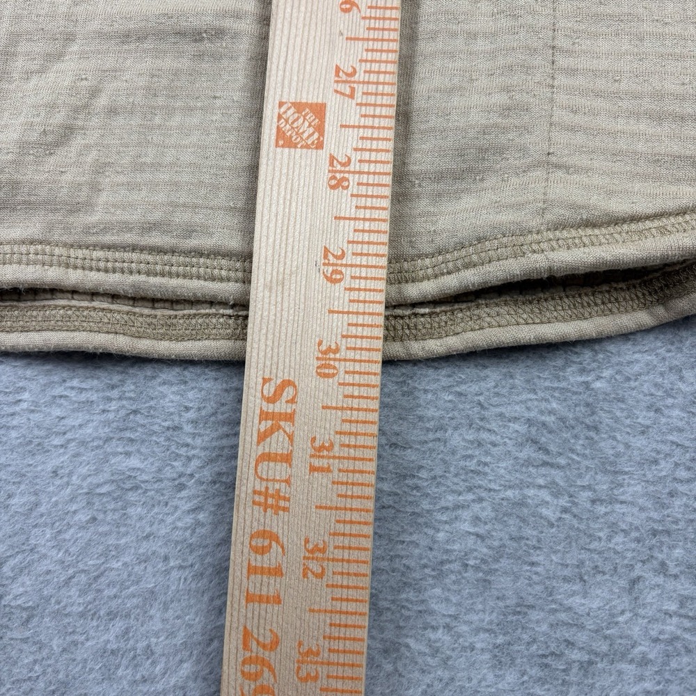 USMC FROG Pullover Mens XL Tan Flame Resistant Polartec 1/2 Zip Grid Fleece USA - Picture 8 of 8